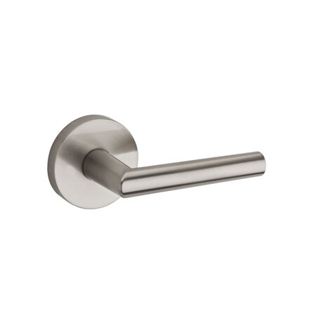 Kwikset Milan Lever with Round Rose Interior Dummy Handleset Trim New Chassis Satin Nickel Finish 968MILRDT-15